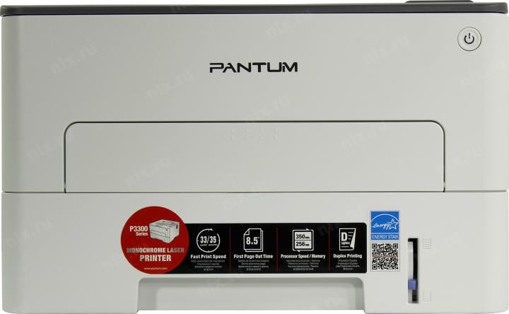 Pantum P3300DN (A4, 33 стр/мин, 256Mb, LCD, USB2.0,  двусторонняя печать, сетевой)