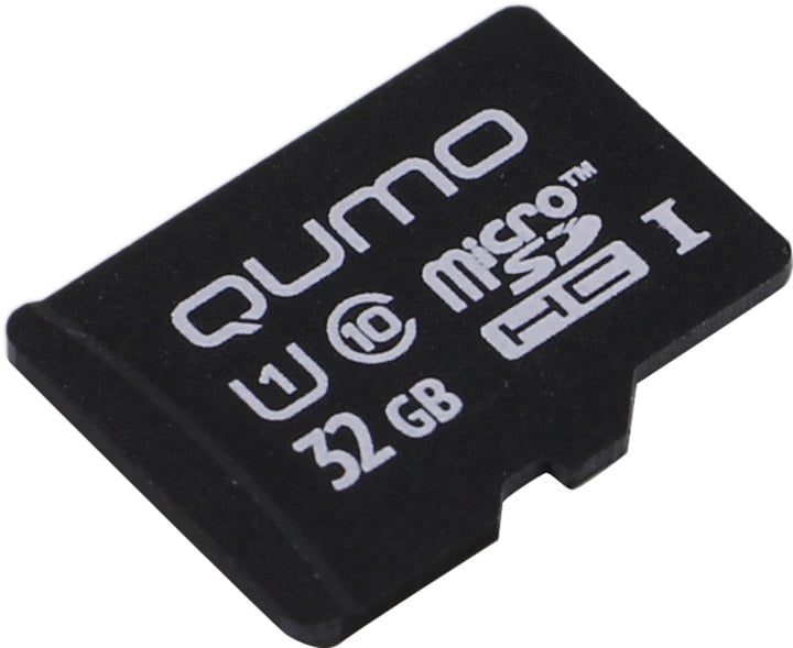 Карта памяти Qumo <QM32GMICSDHC10U1NA> microSDHC 32Gb Class10 UHS-I U1