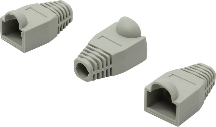 5bites <US016-GY> Колпачок изолирующий для коннектора RJ-45  (упаковка - 100  шт,  серый)