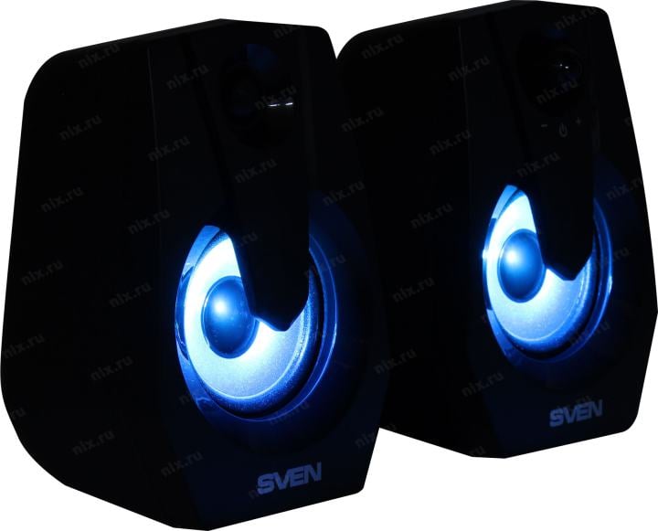 Колонки SVEN 370 Black (2x3W,  питание от USB)