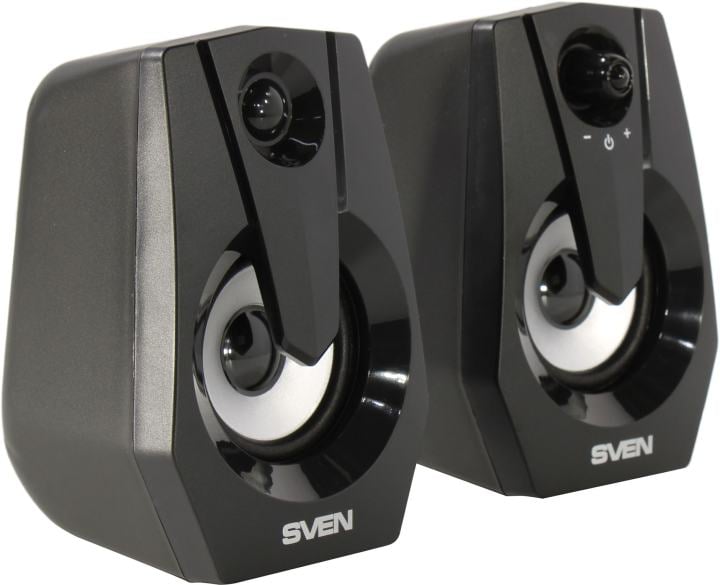 Колонки SVEN 370 Black (2x3W,  питание от USB)
