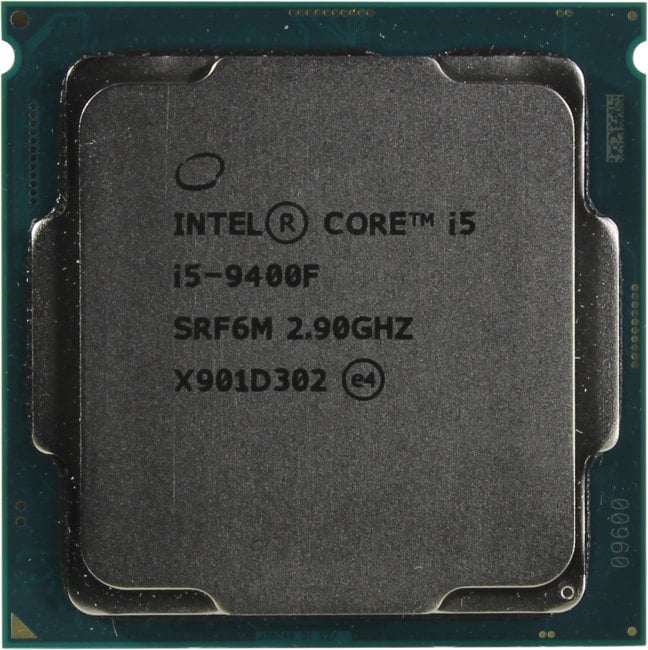 CPU Intel Core i5-9400F  2.9 GHz/6core/1.5+9Mb/65W/8GT/s LGA1151