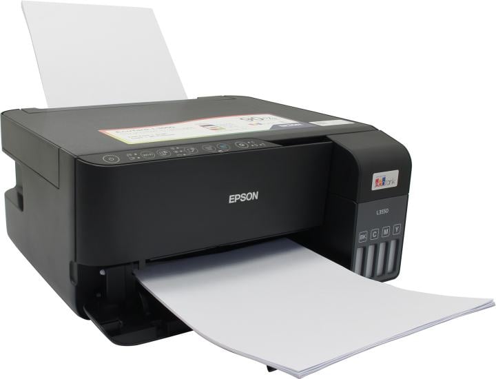 Epson EcoTank L3550 (A4, струйное МФУ, 33 стр/мин, 4800x1200dpi, 4  краски, USB2.0, WiFi)