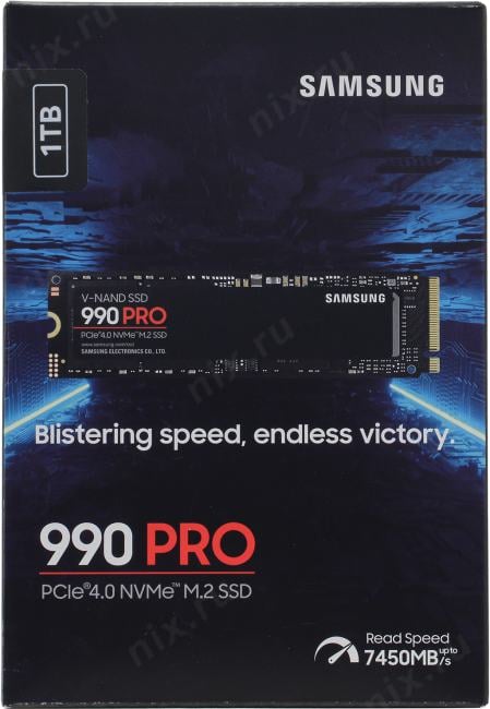 SSD 1 Tb M.2 2280 M Samsung 990  PRO  Series  <MZ-V9P1T0BW> (RTL)