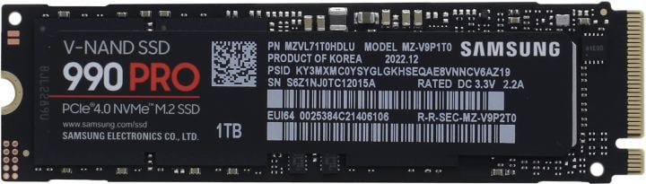 SSD 1 Tb M.2 2280 M Samsung 990  PRO  Series  <MZ-V9P1T0BW> (RTL)