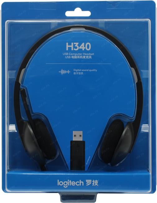 Logitech USB Headset H340  (наушники с микрофоном,USB)<981-000509>