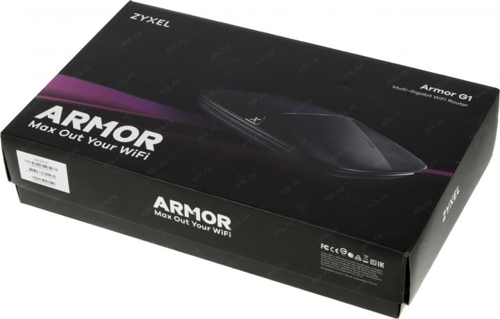 ZyXEL NBG6818-EU0102F Zyxel Armor G1 NBG6818 Multi-gigabit Wi-Fi  router , AC2600