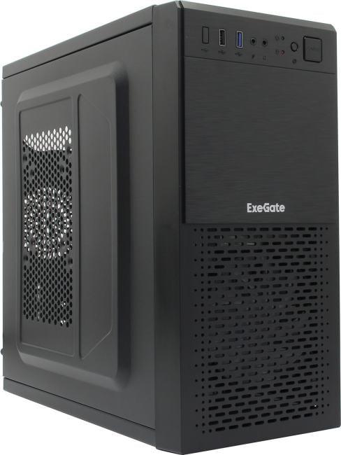 Minitower  Exegate <mEVO-7807> Black MicroATX,  без БП <EX292981RUS>