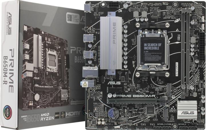 ASUS PRIME B650M-R (RTL) AM5 <B650> PCI-E HDMI 2.5GbLAN SATA  MicroATX  2DDR5