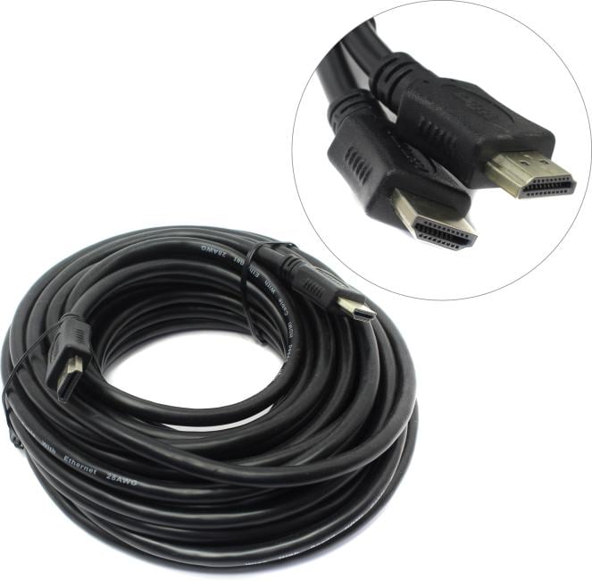 Кабель HDMI Wize C-HM-HM-10M, 10м, v.2.0, 4K/60Hz, Ethernet