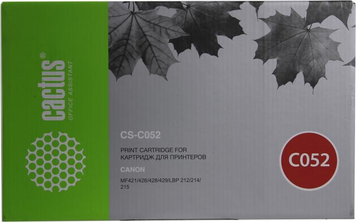 Картридж Cactus CS-C052 для Canon  MF421/426/428/429, LBP 212/214/215