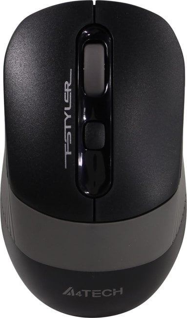 A4Tech FSTYLER Wireless Optical Mouse <FG10S Grey>  (RTL) USB 4btn+Roll