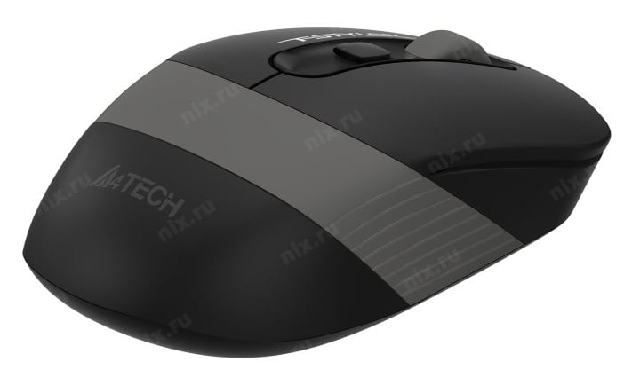 A4Tech FSTYLER Wireless Optical Mouse <FG10S Grey>  (RTL) USB 4btn+Roll