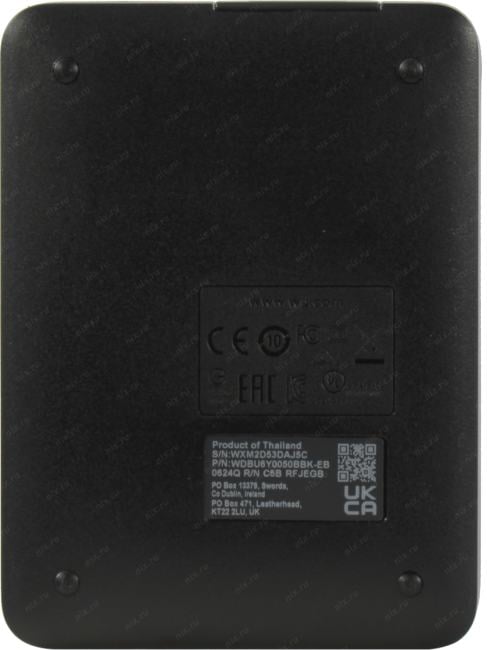 WD <WDBU6Y0050BBK-WESN> Elements Portable 5Tb Black EXT (RTL)  2.5"  USB3.0