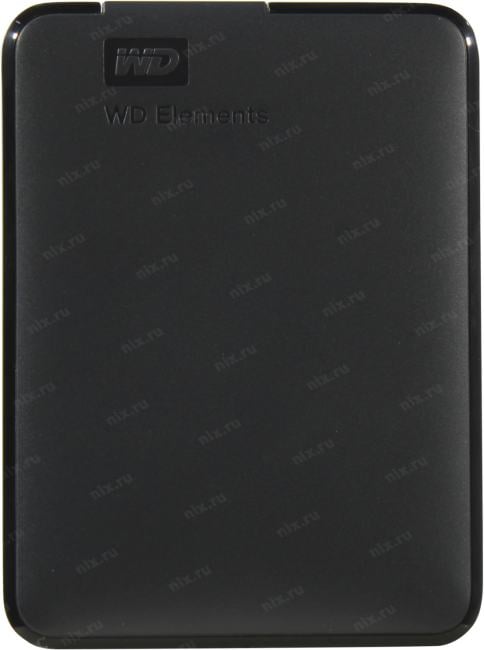 WD <WDBU6Y0050BBK-WESN> Elements Portable 5Tb Black EXT (RTL)  2.5"  USB3.0