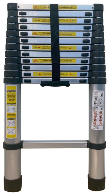 Лестница Alumet TLS 3.8 алюминий 13ступ.  H3.8м  макс.нагр.:150кг