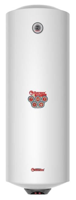 Водонагреватель электрический Thermex Praktik 150 V белый, накопительный, 150 л, 2,5 кВт, настенный, вертикальный, бак из нержавеющей стали, механическое управление