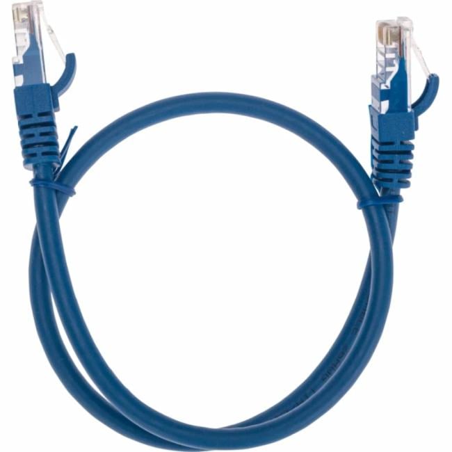 Rexant (02-0294-05) Патч-корд U/UTP, CAT 6, RJ45-RJ45,  26AWG,  LSZH,  синий, 0,5м