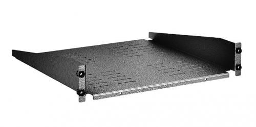 Полка DKC R5RFIT250B 2U глубина 250мм, для 19" IT-корпусов ДКС серии STI/CQE, RAL9005,  "RAM  Block"