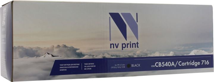 Картридж NV-Print аналог CB540A/Cartridge716 Black для HP LJ CM1312/CP1215/1515/1518,  Canon  MF8030CN/8050CN