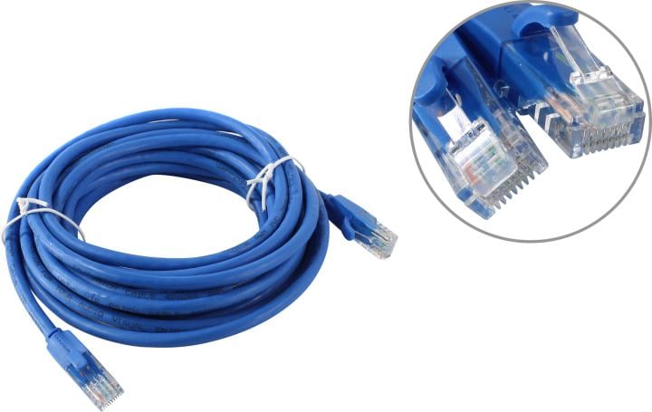 Vention <IBELJ> Patch Cord UTP  кат.6 5м, синий