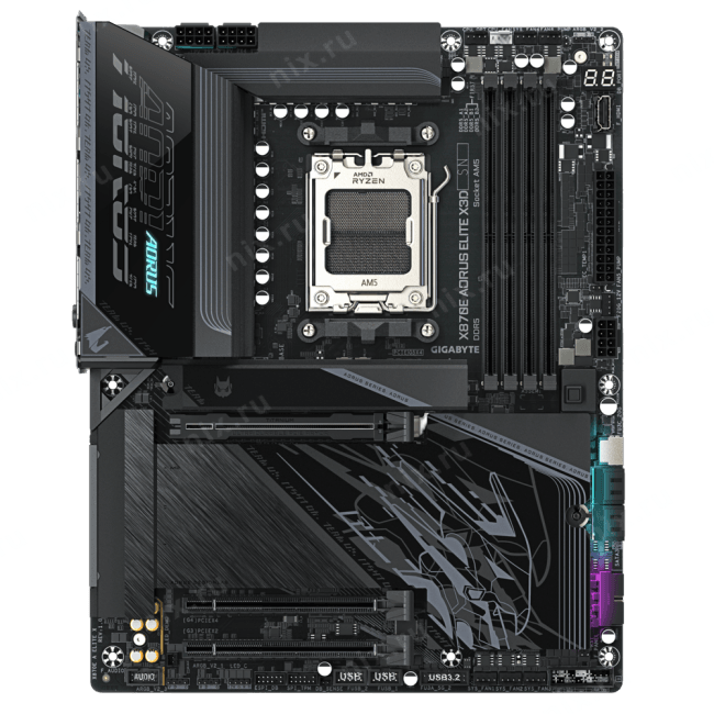 GIGABYTE X870E A ELITE X (RTL) AM5 <X870E> 3xPCI-E HDMI 5GbLAN+WiFi+BT  SATA ATX 4DDR5