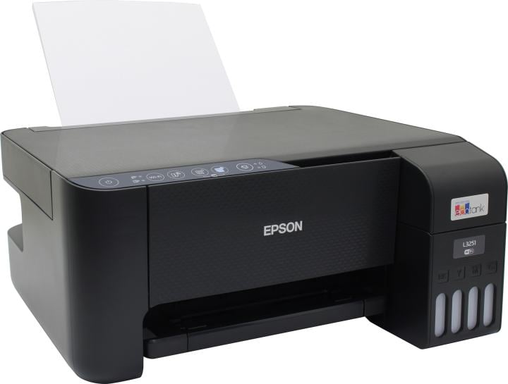 Epson EcoTank L3251 (A4, струйное МФУ, 33стр/мин, 5760x1440dpi, 4  краски, USB2.0, WiFi)