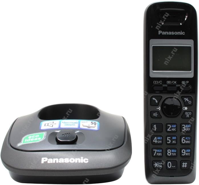 Panasonic KX-TG2511RUT <Titan> р/телефон (трубка  с ЖК диспл.,DECT)