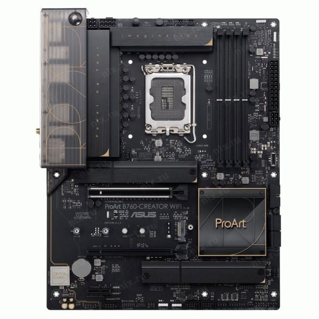ASUS PROART B760-CREATOR WIFI, LGA1700, B760, 4*DDR5, HDMI+DP, 4xSATA3 + RAID,  3xM2, Audio, Gb