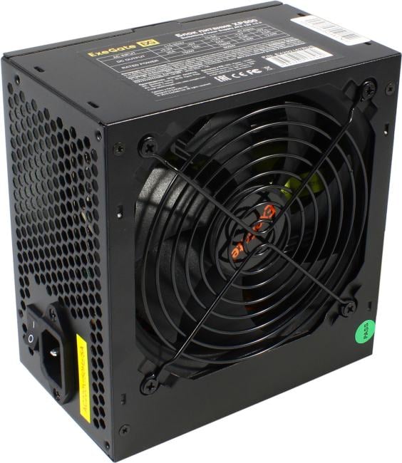 (Из ремонта, рабочий, гарантия 14 дней) Блок питания 800W ExeGate XP800 (ATX, 12cm fan, 24pin, 2x(4+4)pin, 2xPCI-E, 5xSATA, 3xIDE, black)
