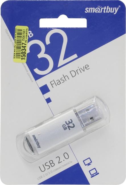 SmartBuy V-Cut <SB32GBVC-S> USB2.0 Flash  Drive 32Gb (RTL)