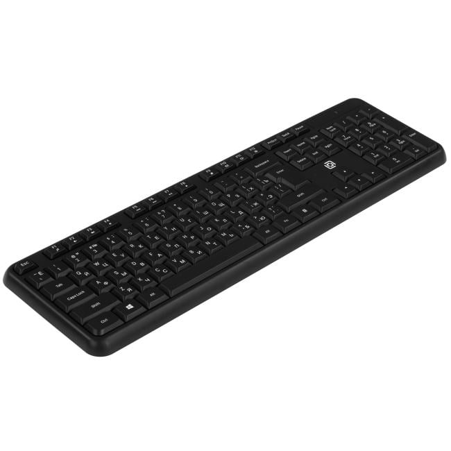 OKLICK Wireless Keyboard & Optical Mouse <S277W> Black (Кл-ра,USB,FM+Мышь 4кн, Roll,  USB, FM) <2066172>