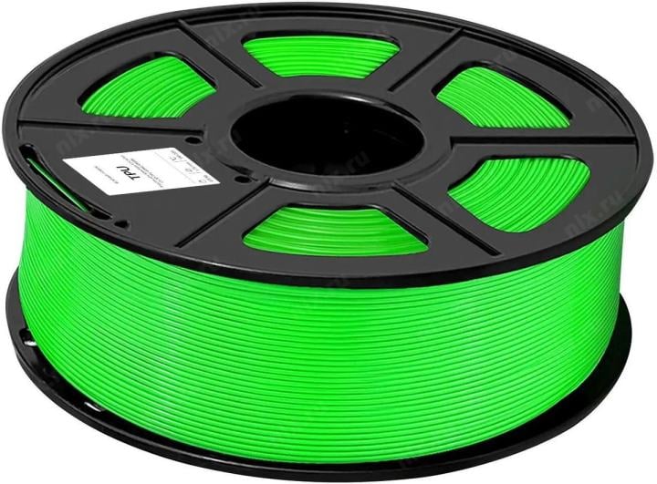 Пластик для принтера 3D Cactus CS-3D-TPU-0.8KG-GREEN TPU  d1.75мм  0.8кг  L336м 1цв.