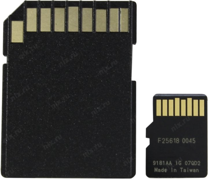 Transcend <TS128GUSD350V> microSDXC Memory Card 128Gb UHS-I U1  + microSD-->SD Adapter
