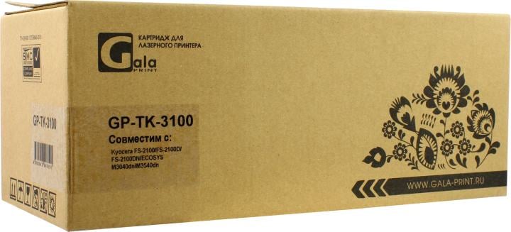Картридж лазерный GalaPrint GP-TK-3100 для принтеров Kyocera FS-2100D/2100DN 12500 копий