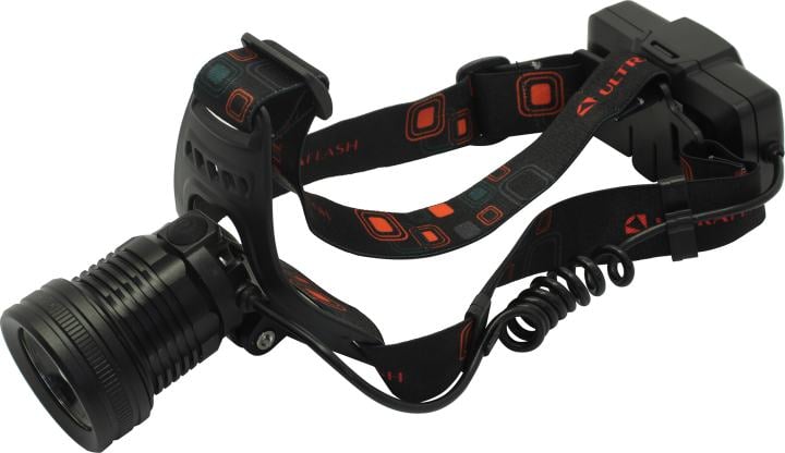 Фонарь Ultraflash E1335, налобный, аккумуляторный, 3 Вт, 2 LED