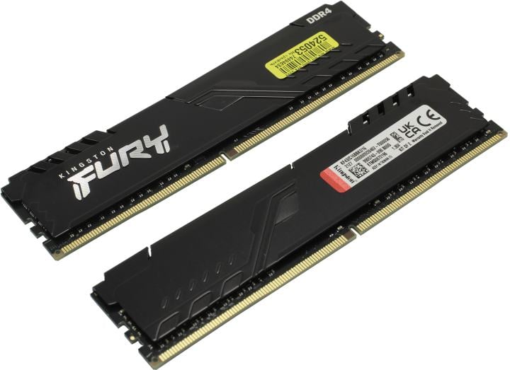 Kingston Fury Beast <KF432C16BBK2/16> DDR4 DIMM 16Gb KIT  2*8Gb <PC4-25600> CL16