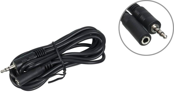 Кабель аудио Ningbo JAAC003-2, Jack 3.5mm M/F, 2м