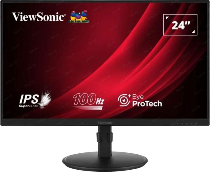 23.8" ЖК монитор Viewsonic VA2408-HDJ с поворотом экрана (LCD, 1920x1080, D-Sub,  HDMI,  DP)