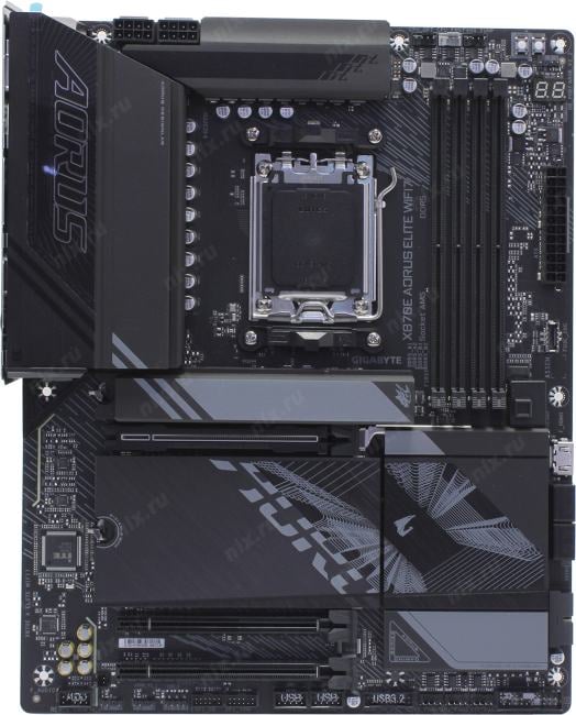 GIGABYTE X870E A ELITE WIFI7 (RTL) AM5 <X870E> 3xPCI-E HDMI 2.5GbLAN+WiFi+BT SATA  ATX  4DDR5