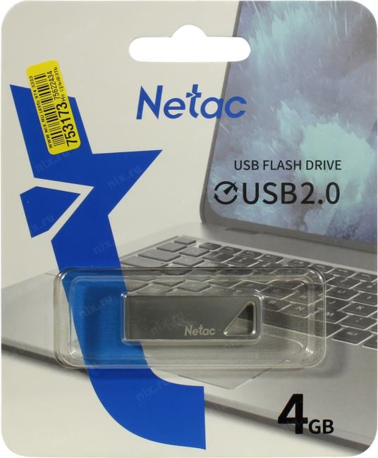 Netac <NT03U326N-004G-20PN> USB2.0 Flash  Drive 4Gb (RTL)
