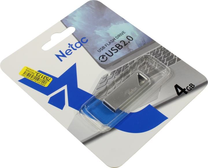Netac <NT03U326N-004G-20PN> USB2.0 Flash  Drive 4Gb (RTL)
