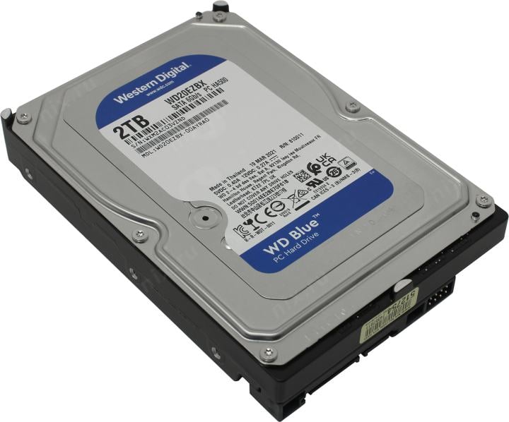 HDD Western Digital WD20EZBX, 2TB, 3.5", 7200RPM, SATA-III