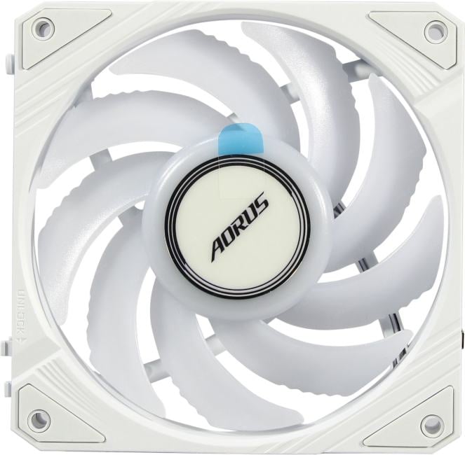 GIGABYTE AORUS EZ CHAIN FAN 120 ICE <GP-ECFAN1201 ICE> (4пин,  120x120x25мм, 29дБ, 600-2000об/мин)