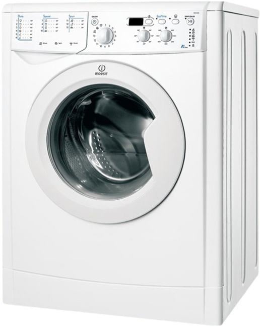 Стиральная машина Indesit IWUD 4105 белый, загрузка фронтальная 4 кг, 1000 об/мин., класс: А
