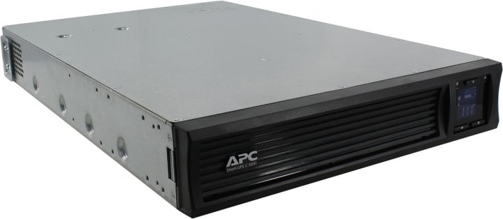 ИБП APC by SE - Smart-UPS C 3000 ВА/2100 Вт, Line-Interactive, in (230V 1xIEC-320 C20), 8xIEC-320 C13, 1xIEC-320 C19, Hot Swap User Replaceable Batteries, LCD, Rack, 2U, RM, цвет чёрный, SMC3000RMI2U