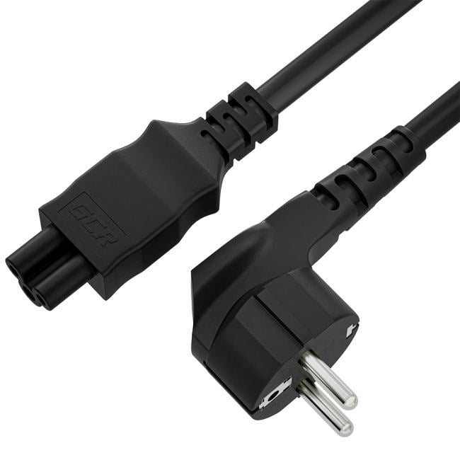 Greenconnect <GCR-54414> Кабель питания IEC-320-C5 - розетка 220V  3м  Европейский  стандарт, Г-образный