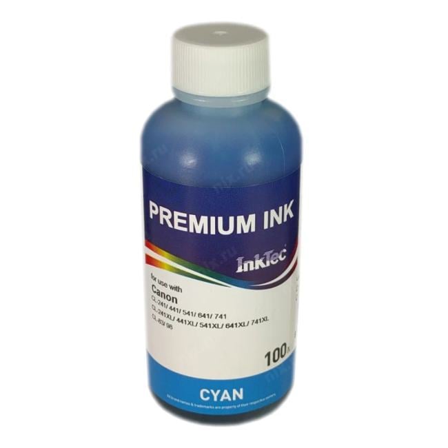 Чернила InkTec (C5041) для Canon CL-441/441CXL, C,  0,1 л. (ориг.фасовка)