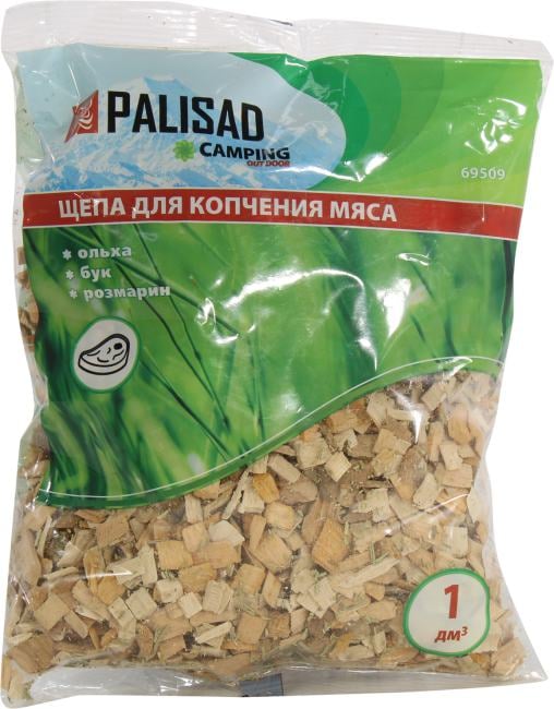 PALISAD <69509> Щепа для копчения мяса (ольха,  бук,  розмарин)