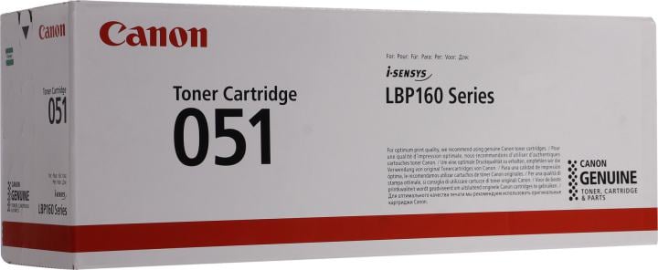 Тонер-картридж Canon 051 Black для  i-SENSYS LBP160 серии